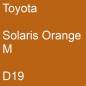 Preview: Toyota, Solaris Orange M, D19.